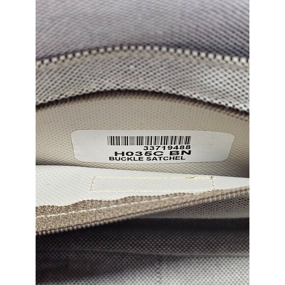 Dooney and Bourke Mocha Signature Monogram Logo Purse Satchel Medium 1701 - Picture 13 of 16